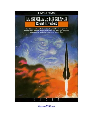 La estrella de los gitanos de Robert Silverberg, portada del libro