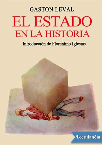 El Estado en la historia de Gastón Leval, portada del libro
