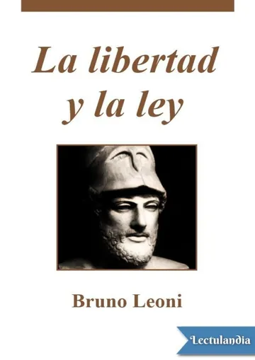 La libertad y la ley de Bruno Leoni, portada del libro