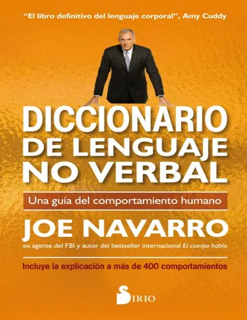 Diccionario de lenguaje no verbal de Joe Navarro, portada del libro