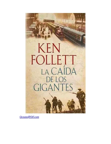La caída de los gigantes de Ken Follett, portada del libro