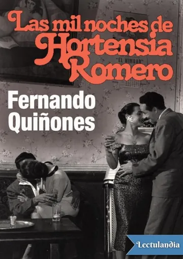 Las mil noches de Hortensia Romero de Fernando Quiñones, portada del libro