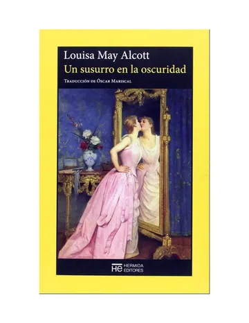 Un susurro en la oscuridad de Louisa May Alcott, portada del libro