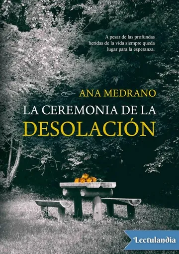 La ceremonia de la desolación de Ana Medrano, portada del libro