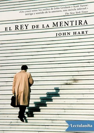 El rey de la mentira de John Hart, portada del libro