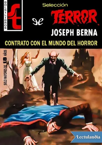 Contrato con el mundo del horror de Joseph Berna, portada del libro