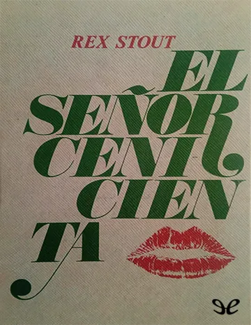 El señor Cenicienta de Rex Stout, portada del libro