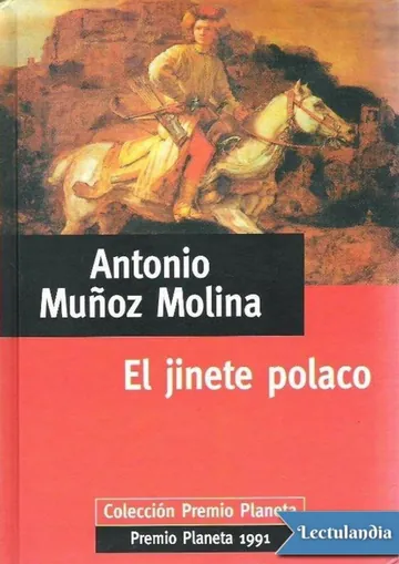 El jinete polaco de Antonio Muñoz Molina, portada del libro
