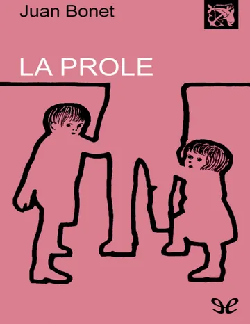 La prole de Juan Bonet, portada del libro