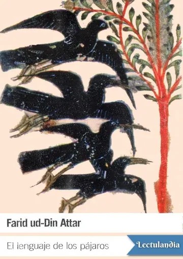 El lenguaje de los pájaros de Farid Ud-din Attar, portada del libro