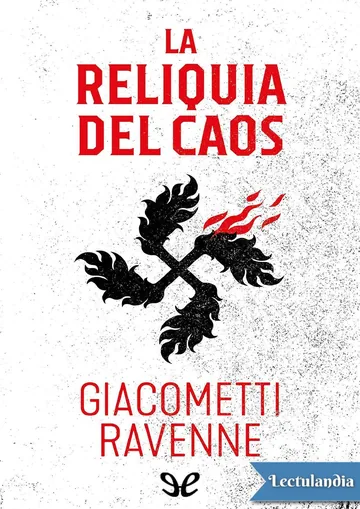La reliquia del caos de Éric Giacometti, portada del libro
