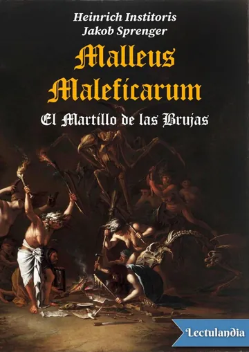 Malleus Maleficarum de Heinrich Institoris, portada del libro