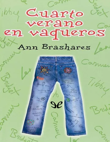 Cuarto verano en vaqueros de Ann Brashares, portada del libro
