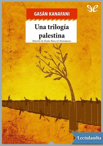 Una trilogía palestina de Ghassān Kanafānī, portada del libro