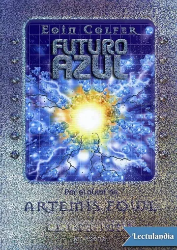 Futuro azul de Eoin Colfer, portada del libro