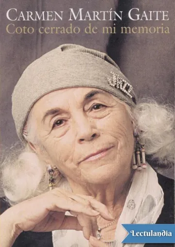 Coto cerrado de mi memoria de Carmen Martín Gaite, portada del libro