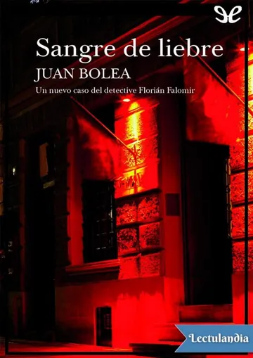 Sangre de liebre de Juan Bolea, portada del libro