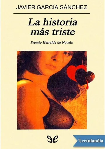 La historia más triste de Javier García Sánchez, portada del libro