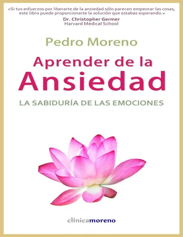 Aprender de la ansiedad: La sabiduría de las emociones de Pedro Moreno Gil, portada del libro