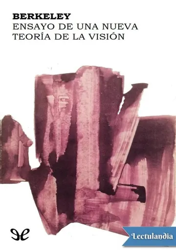 Ensayo de una nueva teoría de la visión de George Berkeley, portada del libro