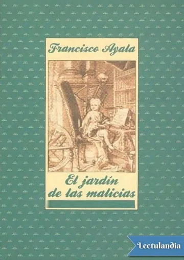 El jardín de las malicias de Francisco Ayala, portada del libro