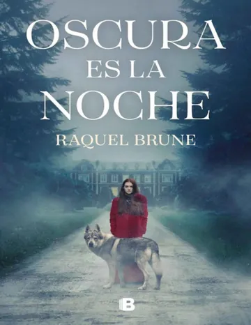 Oscura es la noche de Raquel Brune, portada del libro