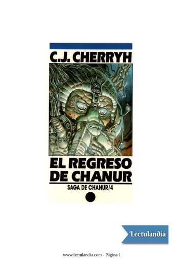 El regreso de Chanur de C. J. Cherryh, portada del libro