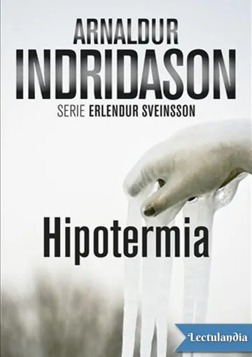 Hipotermia de Arnaldur Indridason, portada del libro