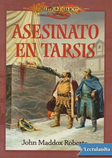 Asesinato en Tarsis de John Maddox Roberts, portada del libro