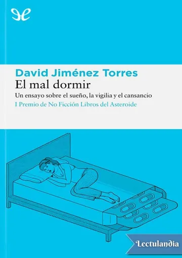 El mal dormir de David Jiménez Torres, portada del libro