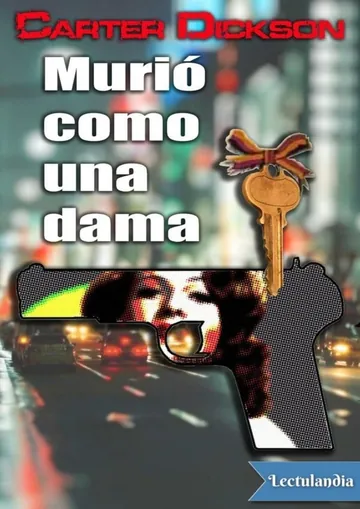 Murió como una dama de Carter Dickson, portada del libro