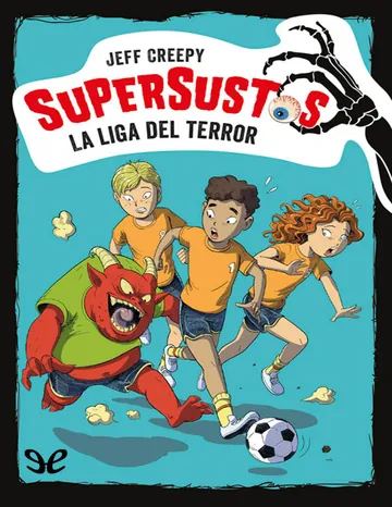 La liga del terror de Jeff Creepy, portada del libro