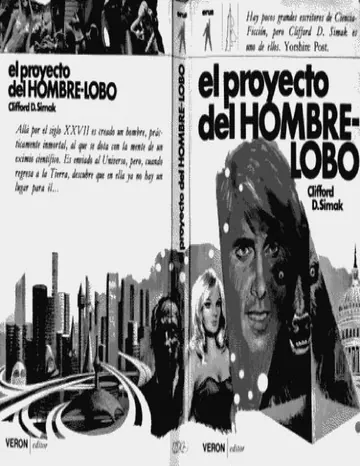 El proyecto del hombre lobo de Clifford D_ Simak, portada del libro