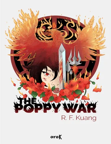 The Poppy War (español) de R. F. Kuang, portada del libro