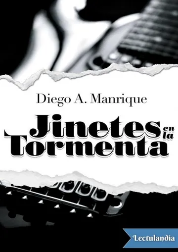 Jinetes en la tormenta de Diego Manrique, portada del libro