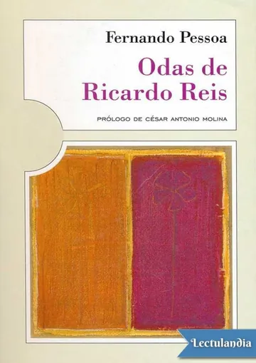 Odas de Ricardo Reis de Fernando Pessoa, portada del libro