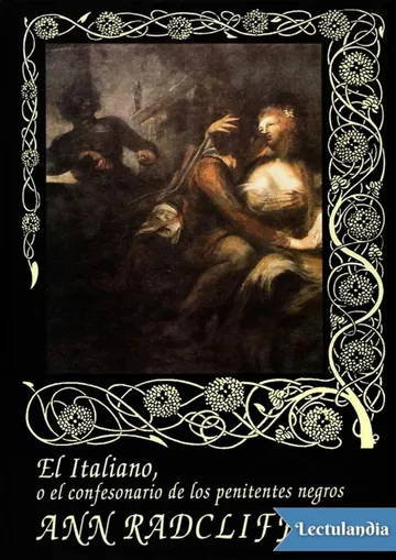 El Italiano, o el confesionario de los penitentes negros de Ann Radcliffe, portada del libro