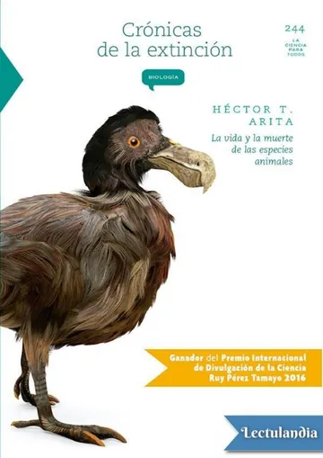 Crónicas de la extinción de Héctor T. Arita, portada del libro