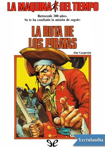 La ruta de los piratas de Jim Gasperini, portada del libro