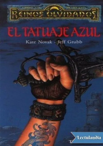 El tatuaje azul de Jeff Grubb, portada del libro