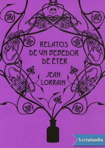 Relatos de un bebedor de éter de Jean Lorrain, portada del libro