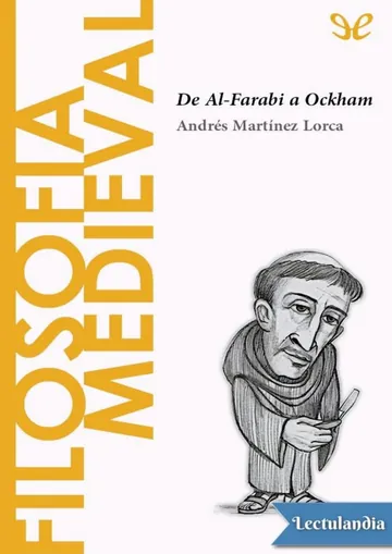 Filosofía medieval de Andrés Martínez Lorca, portada del libro