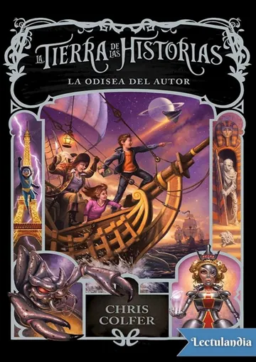 La odisea del autor de Chris Colfer, portada del libro