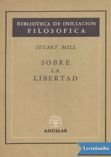 Sobre la libertad de John Stuart Mill, portada del libro