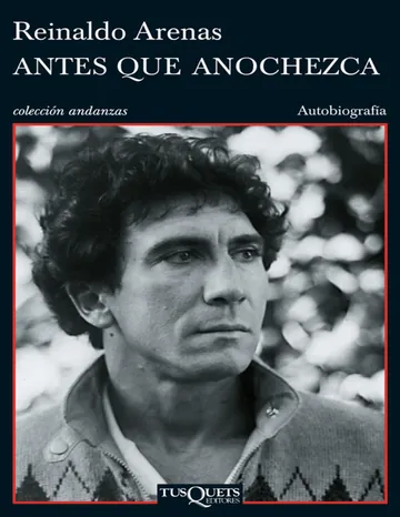 Antes que anochezca de Reinaldo Arenas, portada del libro