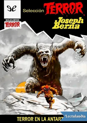 Terror en la Antártida de Joseph Berna, portada del libro