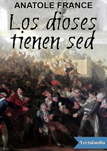 Los dioses tienen sed de Anatole France, portada del libro