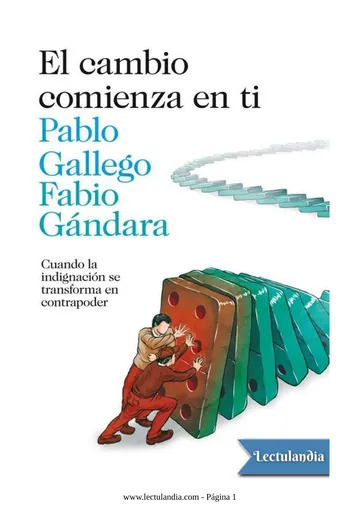 El cambio comienza en ti de Fabio Gándara Pablo Gallego, portada del libro