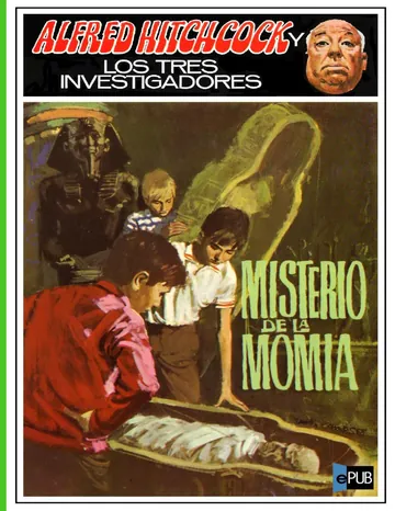Misterio de la Momia de Robert Arthur, portada del libro
