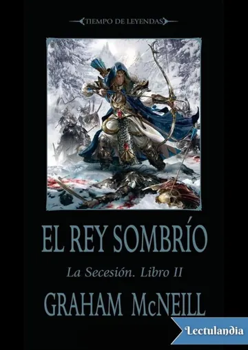 El rey sombrio de Gav Thorpe, portada del libro